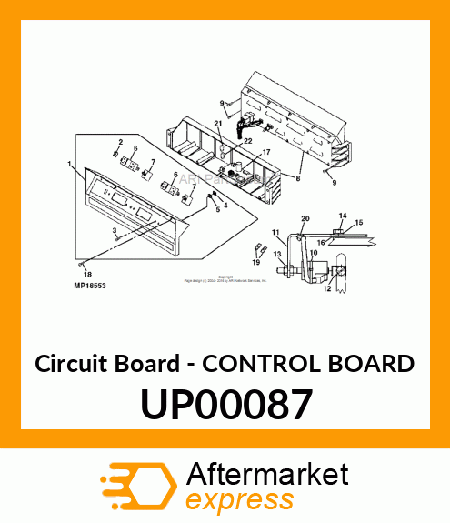 Circuit Board - CONTROL BOARD UP00087