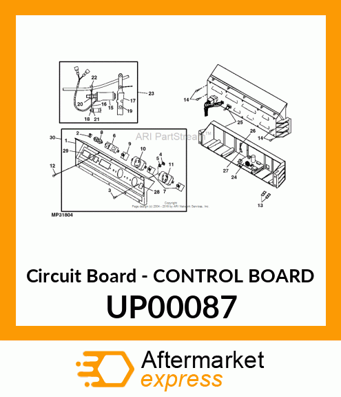 Circuit Board - CONTROL BOARD UP00087