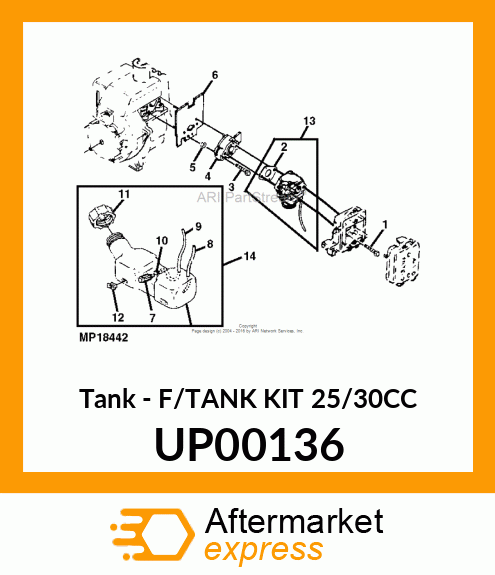 Tank - F/TANK KIT 25/30CC UP00136