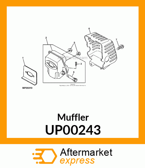 Muffler UP00243