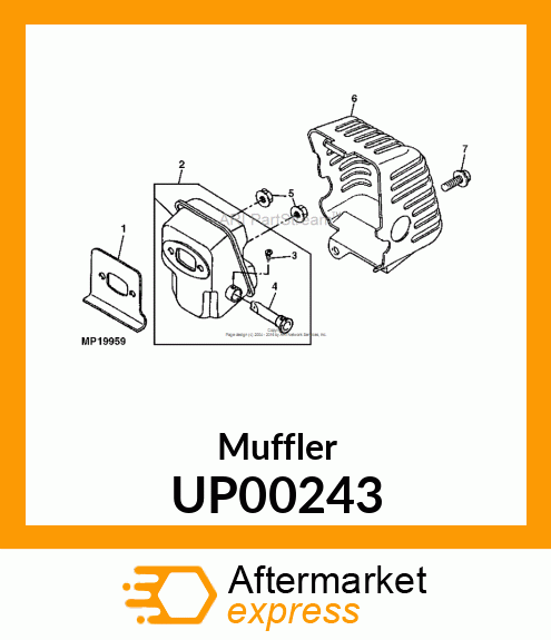 Muffler UP00243