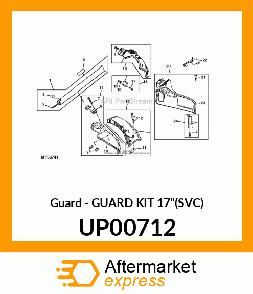 Guard - GUARD KIT 17"(SVC) UP00712