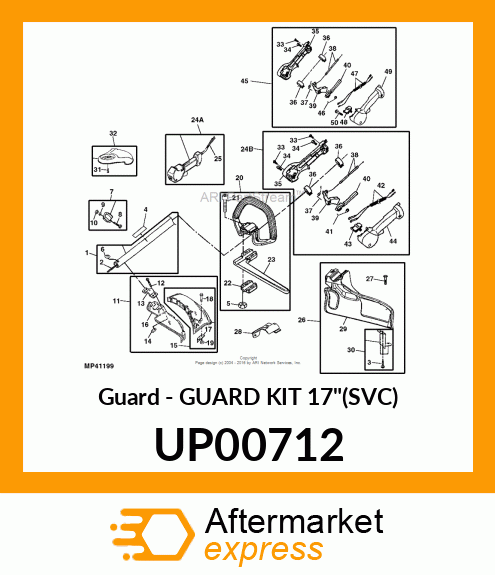 Guard - GUARD KIT 17"(SVC) UP00712