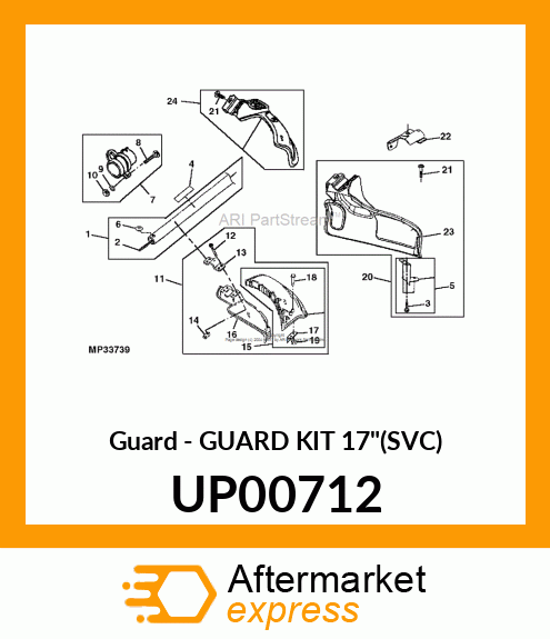 Guard - GUARD KIT 17"(SVC) UP00712