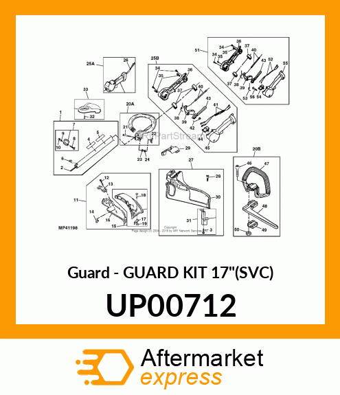 Guard - GUARD KIT 17"(SVC) UP00712