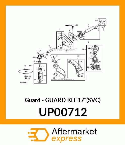 Guard - GUARD KIT 17"(SVC) UP00712