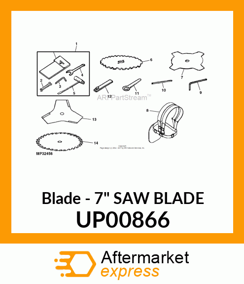 Blade - 7" SAW BLADE UP00866