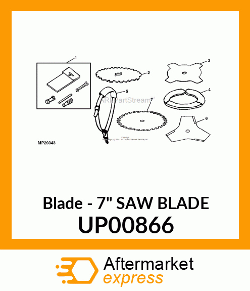 Blade - 7" SAW BLADE UP00866