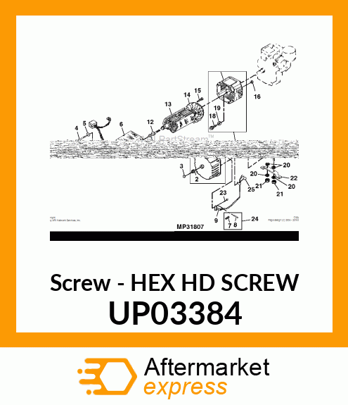 Screw - HEX HD SCREW UP03384