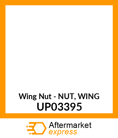 Wing Nut - NUT, WING UP03395