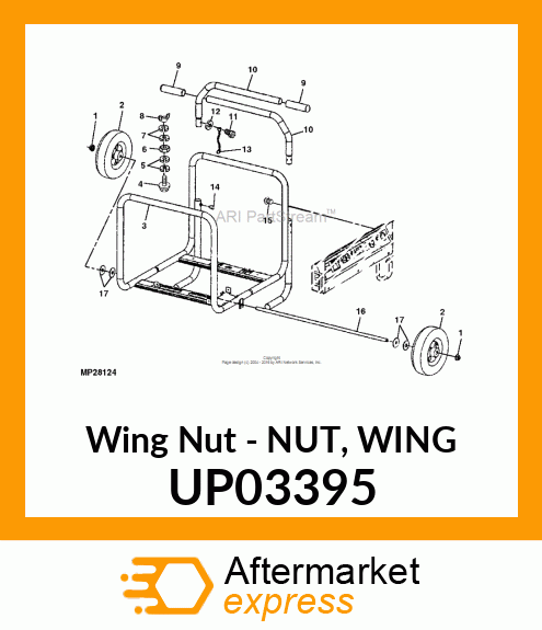 Wing Nut - NUT, WING UP03395