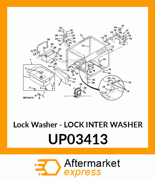 Lock Washer - LOCK INTER WASHER UP03413