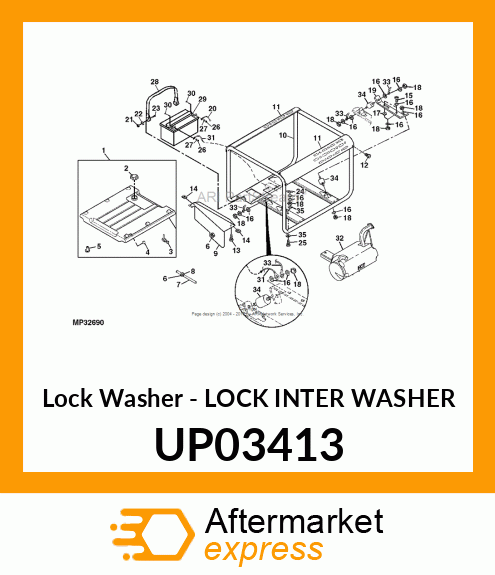 Lock Washer - LOCK INTER WASHER UP03413