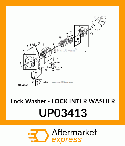 Lock Washer - LOCK INTER WASHER UP03413