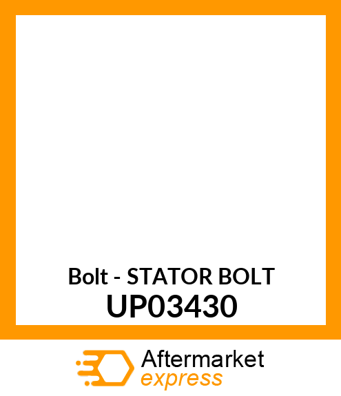 Bolt - STATOR BOLT UP03430