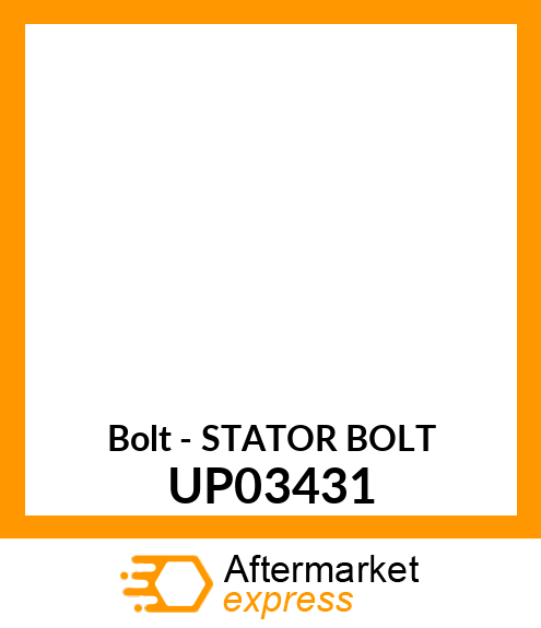 Bolt - STATOR BOLT UP03431