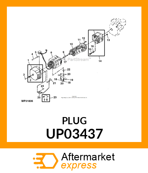 Plug - EXPANSION PLUG UP03437