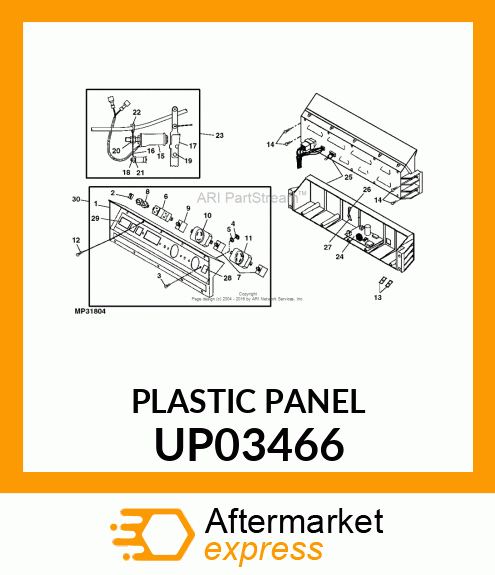 Panel - BK CONTROL PANEL UP03466