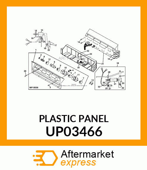 Panel - BK CONTROL PANEL UP03466