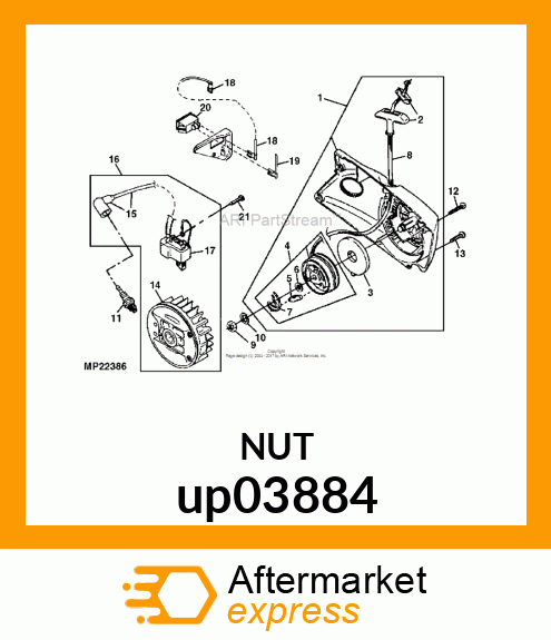 NUT, HEX JAM up03884