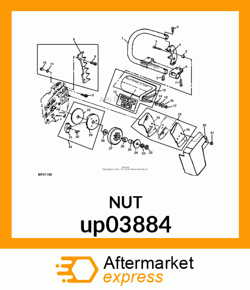 NUT, HEX JAM up03884