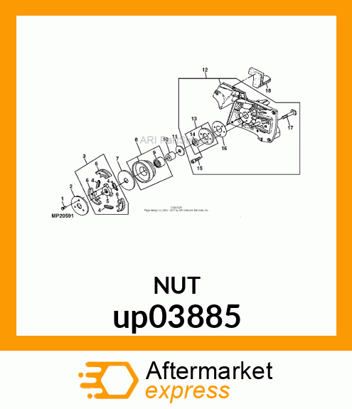 NUT, LOCK up03885