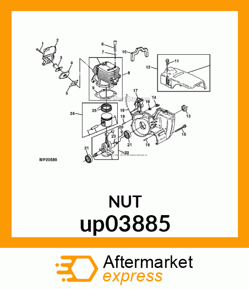 NUT, LOCK up03885