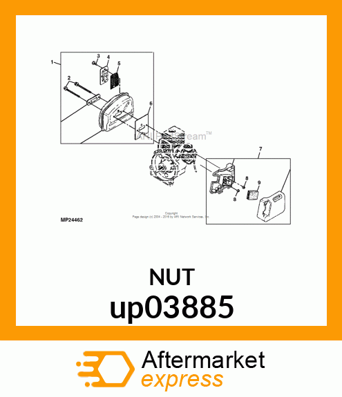 NUT, LOCK up03885