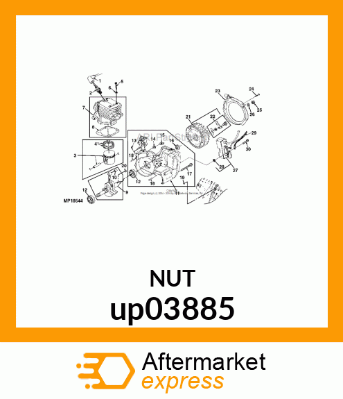 NUT, LOCK up03885