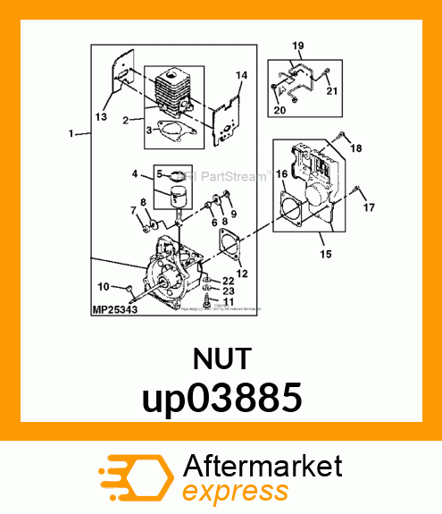 NUT, LOCK up03885