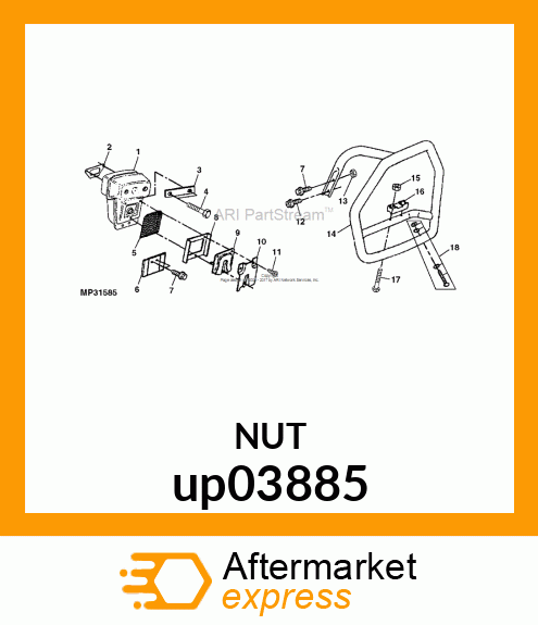 NUT, LOCK up03885