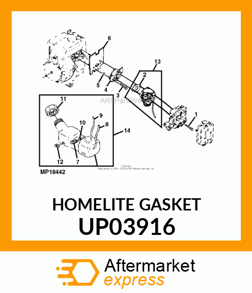 Gasket UP03916