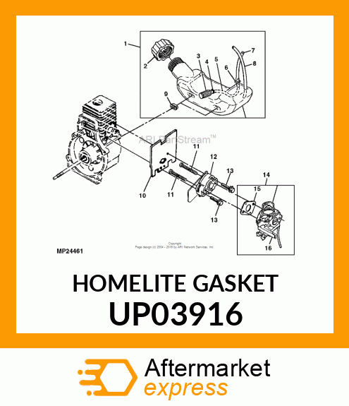 Gasket UP03916