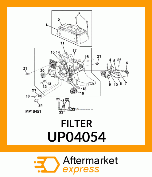 Oil Filter - OIL FILTER UP04054