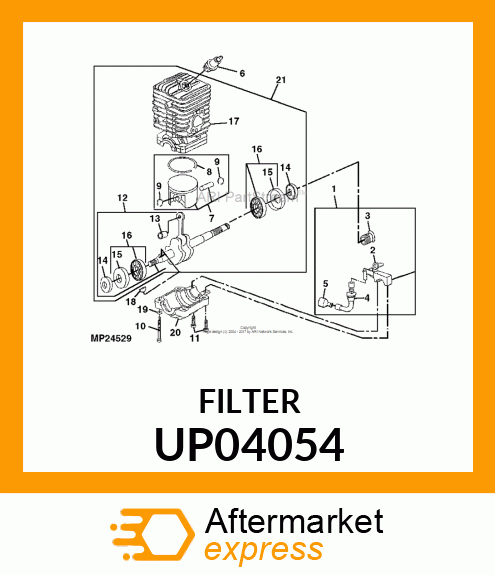 Oil Filter - OIL FILTER UP04054