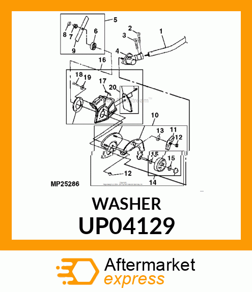 Washer - CUPPED WASHER UP04129