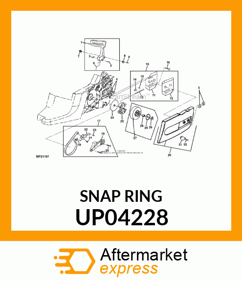 Snap Ring - E RING UP04228