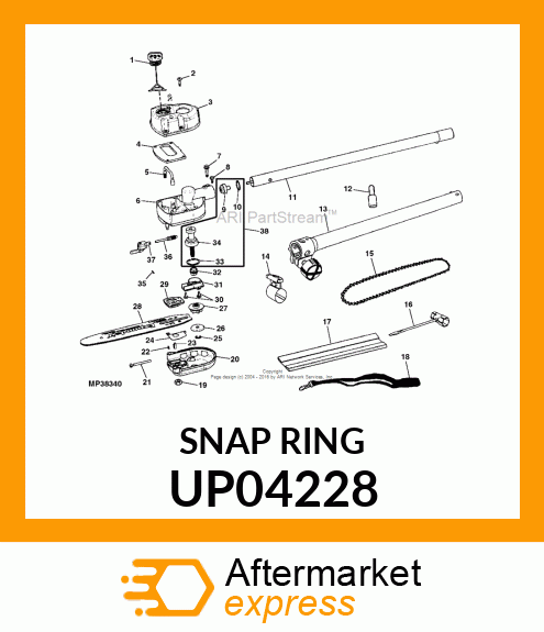 Snap Ring - E RING UP04228