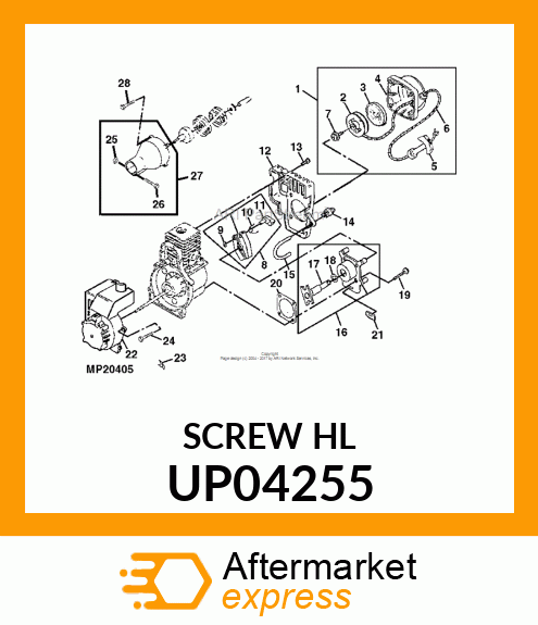 Screw - SEMS-HEX HD SCREW UP04255