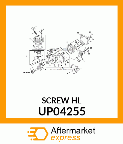 Screw - SEMS-HEX HD SCREW UP04255