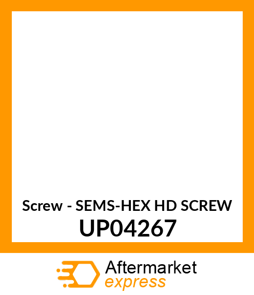 Screw - SEMS-HEX HD SCREW UP04267