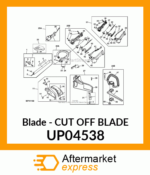 Blade - CUT OFF BLADE UP04538