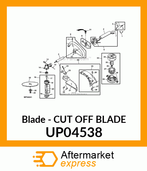 Blade - CUT OFF BLADE UP04538