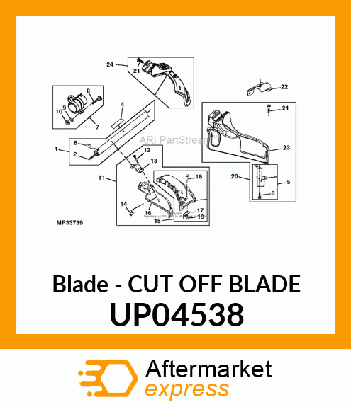 Blade - CUT OFF BLADE UP04538