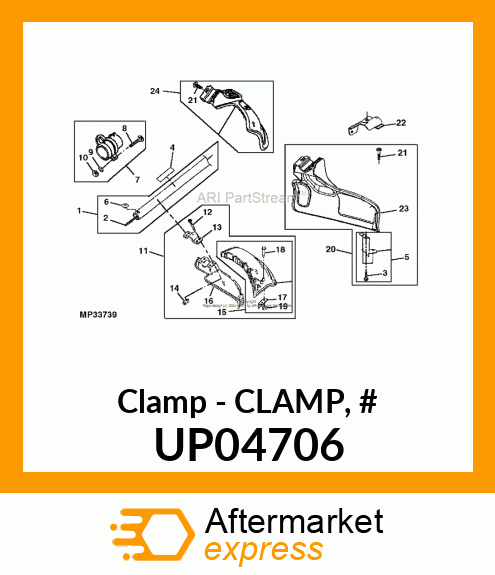 Clamp - CLAMP, # UP04706