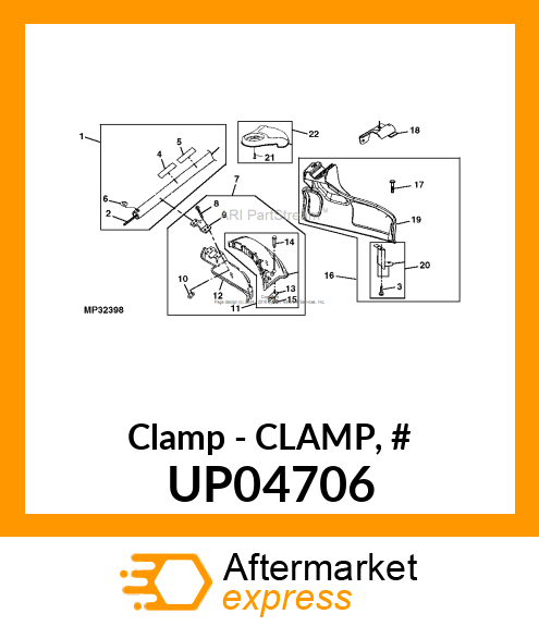 Clamp - CLAMP, # UP04706