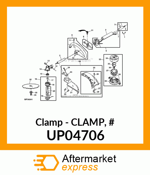 Clamp - CLAMP, # UP04706