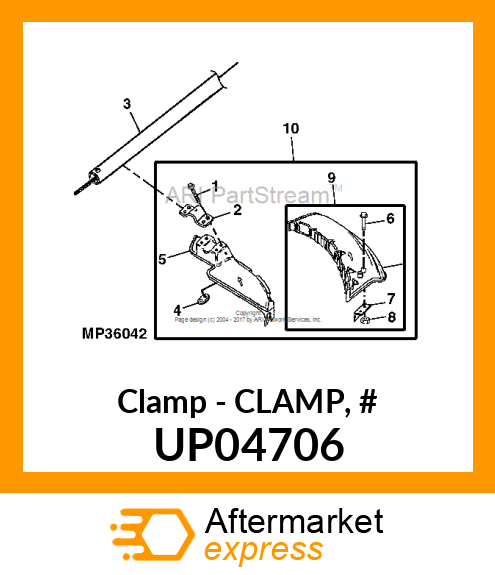 Clamp - CLAMP, # UP04706