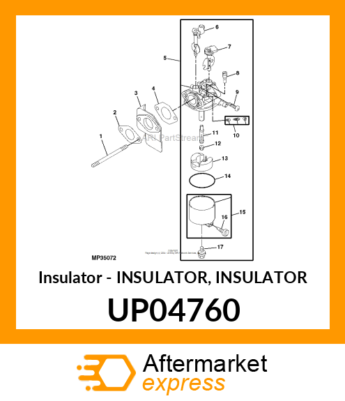 Insulator - INSULATOR, INSULATOR UP04760