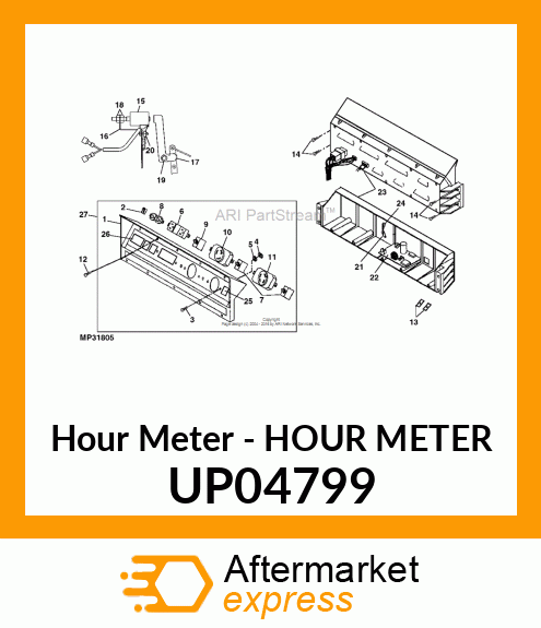 Hour Meter - HOUR METER UP04799